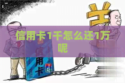 信用卡1千怎么还1万呢