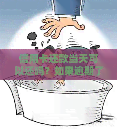 信用卡还款当天可以还吗？如果逾期了怎么办？