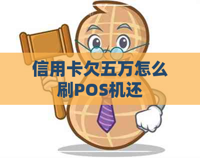 信用卡欠五万怎么刷POS机还