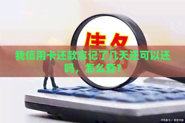 我信用卡还款忘记了几天还可以还吗，怎么查？