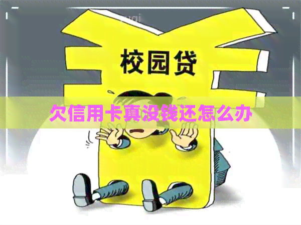 欠信用卡真没钱还怎么办