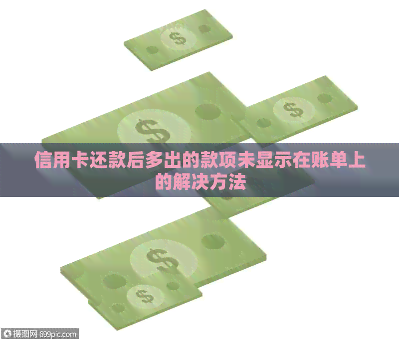 信用卡还款后多出的款项未显示在账单上的解决方法