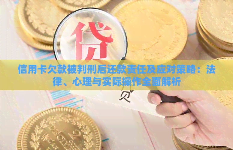 信用卡欠款被判刑后还款责任及应对策略：法律、心理与实际操作全面解析