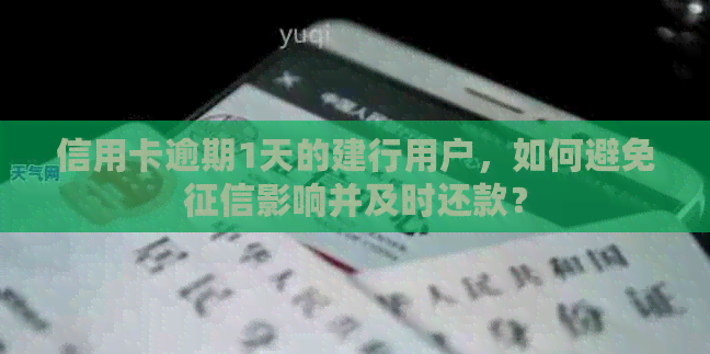 信用卡逾期1天的建行用户，如何避免影响并及时还款？