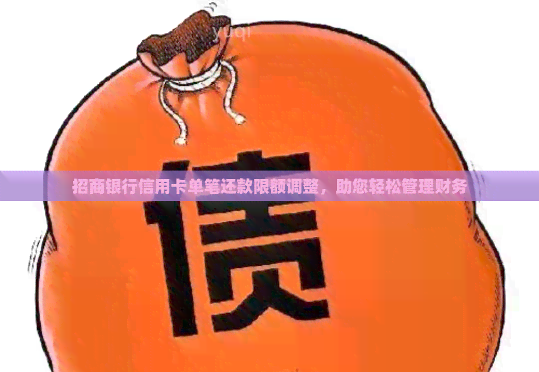 招商银行信用卡单笔还款限额调整，助您轻松管理财务