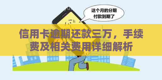 信用卡逾期还款三万，手续费及相关费用详细解析