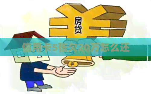 信用卡5张欠20万怎么还