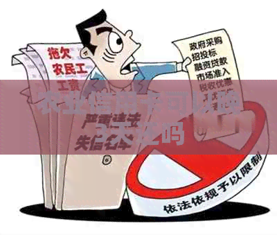 农业信用卡可以晚3天还吗