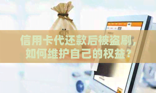 信用卡代还款后被盗刷，如何维护自己的权益？