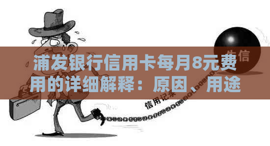 浦发银行信用卡每月8元费用的详细解释：原因、用途以及如何避免或减免