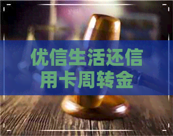 优信生活还信用卡周转金