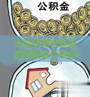 中信信用卡还款后额度减少的原因及解决方法
