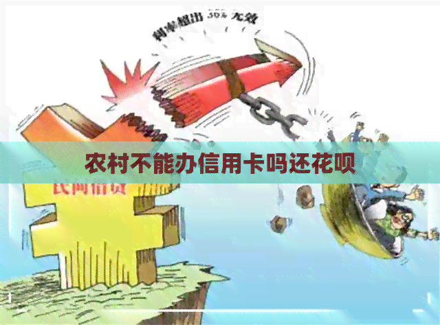农村不能办信用卡吗还信用卡