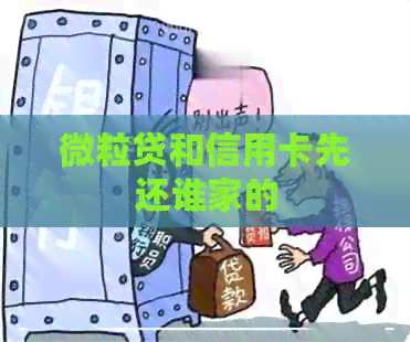 微粒贷和信用卡先还谁家的