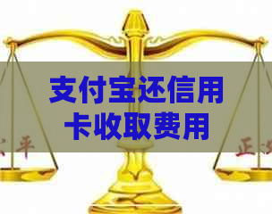 支付宝还信用卡收取费用