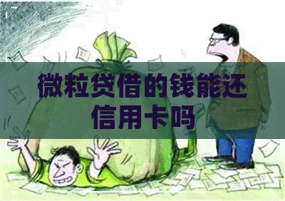 微粒贷借的钱能还信用卡吗