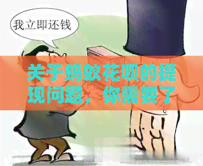 关于蚂蚁信用卡的提现问题，你需要了解这些！