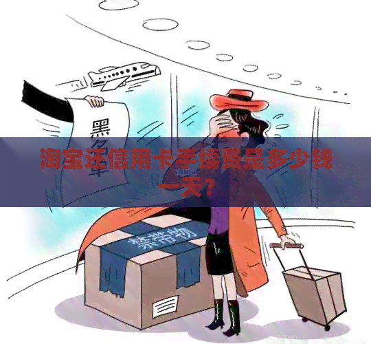 淘宝还信用卡手续费是多少钱一天？