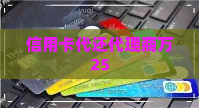 信用卡代还代理商万25