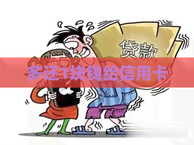 多还1块钱给信用卡