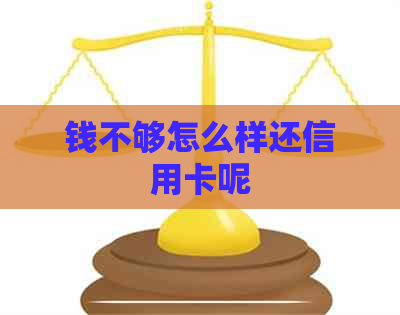 钱不够怎么样还信用卡呢