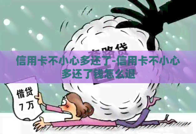 信用卡不小心多还了-信用卡不小心多还了钱怎么退