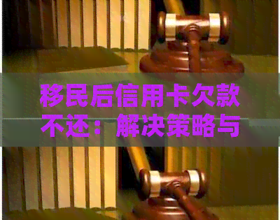 移民后信用卡欠款不还：解决策略与建议，避免信用危机影响生活