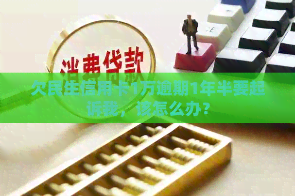 欠民生信用卡1万逾期1年半要起诉我，该怎么办？