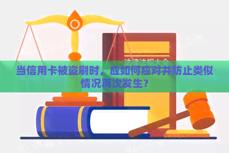 当信用卡被盗刷时，应如何应对并防止类似情况再次发生？