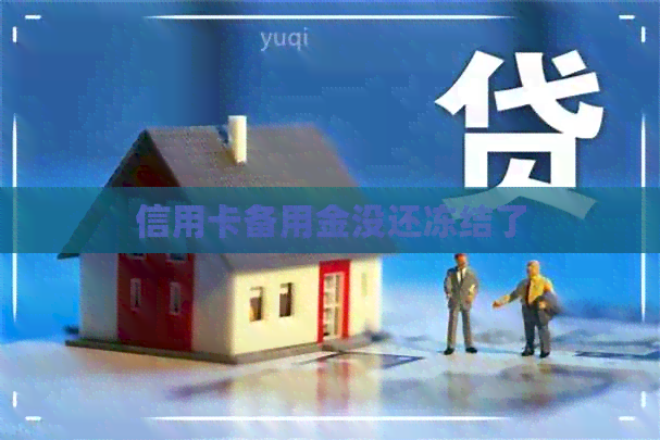 信用卡备用金没还冻结了