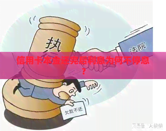 信用卡本金还完后利息为何不停息？