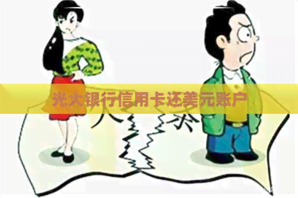 光大银行信用卡还美元账户
