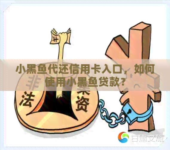 小黑鱼代还信用卡入口，如何使用小黑鱼贷款？