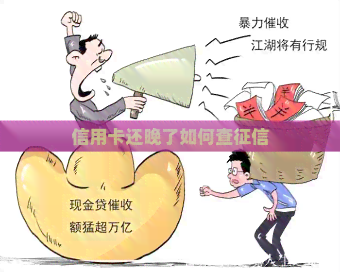 信用卡还晚了如何查