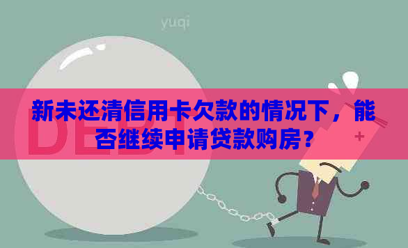 新未还清信用卡欠款的情况下，能否继续申请贷款购房？