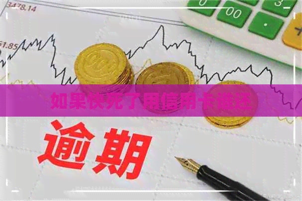 如果快死了用信用卡谁还