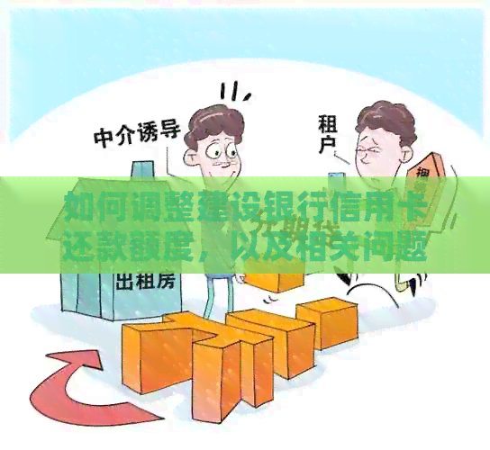如何调整建设银行信用卡还款额度，以及相关问题解答