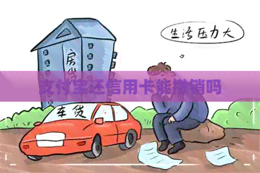 支付宝还信用卡能撤销吗