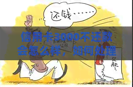 信用卡3000不还款会怎么样，如何处理？