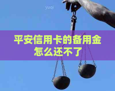 平安信用卡的备用金怎么还不了