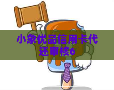 小象优品信用卡代还审核6
