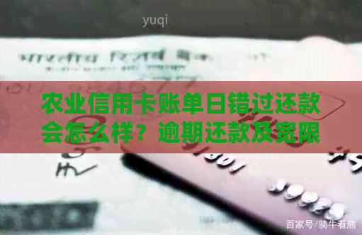 农业信用卡账单日错过还款会怎么样？逾期还款及宽限期政策全面解析
