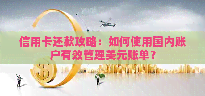 信用卡还款攻略：如何使用国内账户有效管理美元账单？