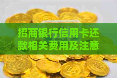招商银行信用卡还款相关费用及注意事项一览：手续费是否存在？如何减少？
