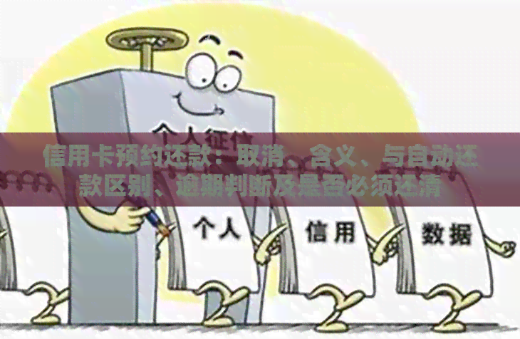 信用卡预约还款：取消、含义、与自动还款区别、逾期判断及是否必须还清
