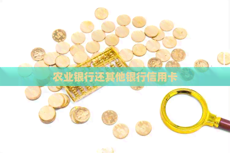 农业银行还其他银行信用卡