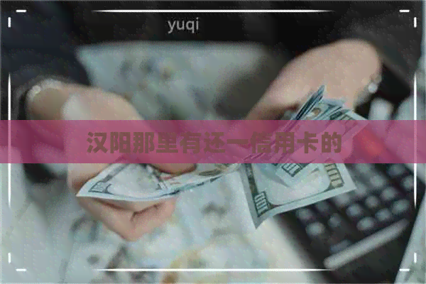 汉阳那里有还一信用卡的 汉阳那里有还一信用卡的