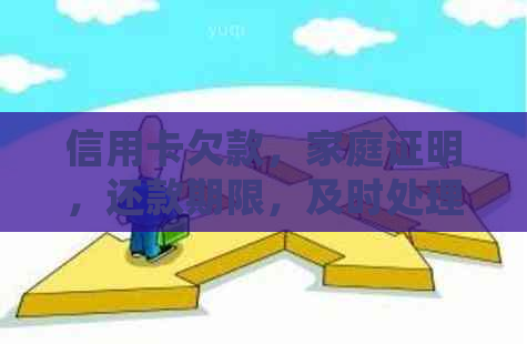 信用卡欠款，家庭证明，还款期限，及时处理