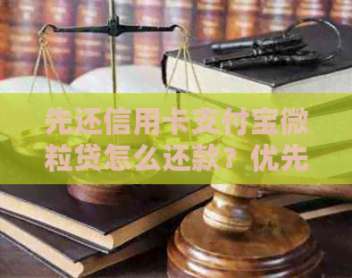 先还信用卡支付宝微粒贷怎么还款?优先顺序是什么? 先还信用卡支付宝微粒贷怎么还款?优先顺序是什么?