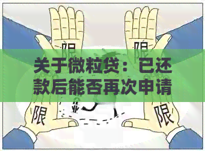 关于微粒贷：已还款后能否再次申请？还款后额度恢复时间是多久？